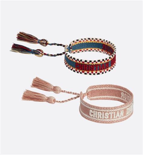 pulseras tejidas dior imitación